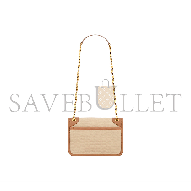 YSL NIKI MINI IN CANVAS AND LEATHER 828736FAEFF9856 (18*12.5*5cm) YSL NIKI MINI IN CANVAS AND LEATHER 828736FAEFF9856 (18*12.5*5cm)